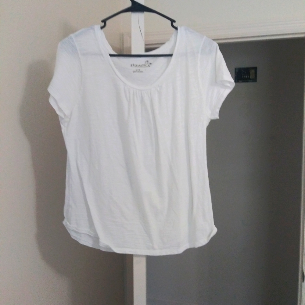 large white shirt